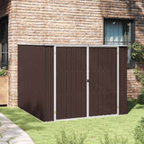 vidaXL Tuinschuur 195x198x159 cm gegalvaniseerd staal groen