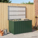 vidaXL Garden Storage Box Green 109x67x65 cm
