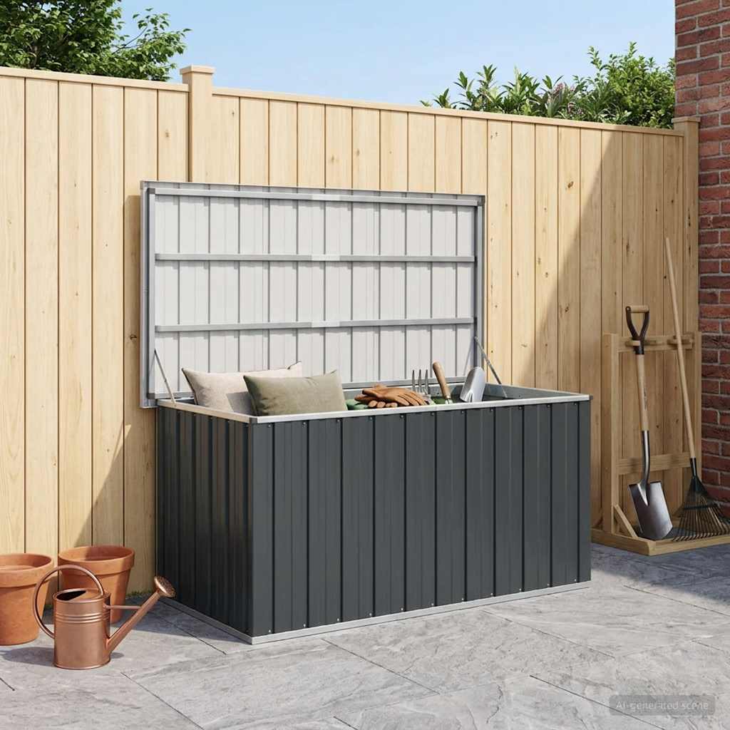 vidaXL Garden Storage Box Green 109x67x65 cm