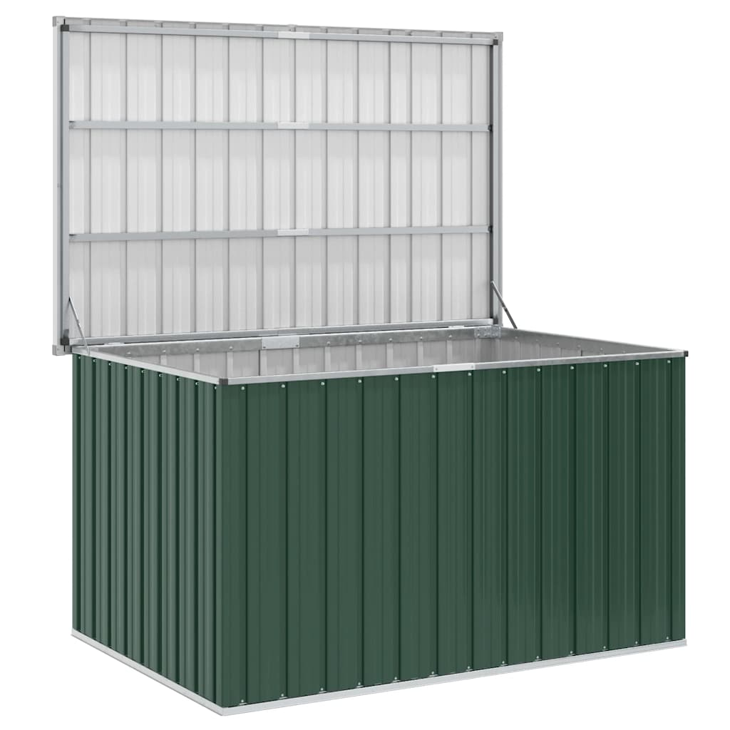 vidaXL Garden Storage Box Green 109x67x65 cm