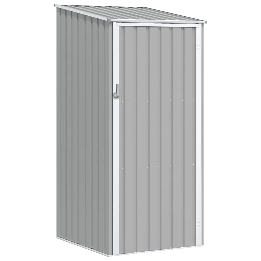 vidaXL Garden Shed 87x98x159 cm Galvanized Steel Green