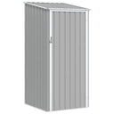 vidaXL Garden Shed 87x98x159 cm Galvanized Steel Green