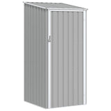vidaXL Garden Shed 87x98x159 cm Galvanized Steel Green