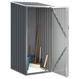 vidaXL Garden Shed 87x98x159 cm Galvanized Steel Green