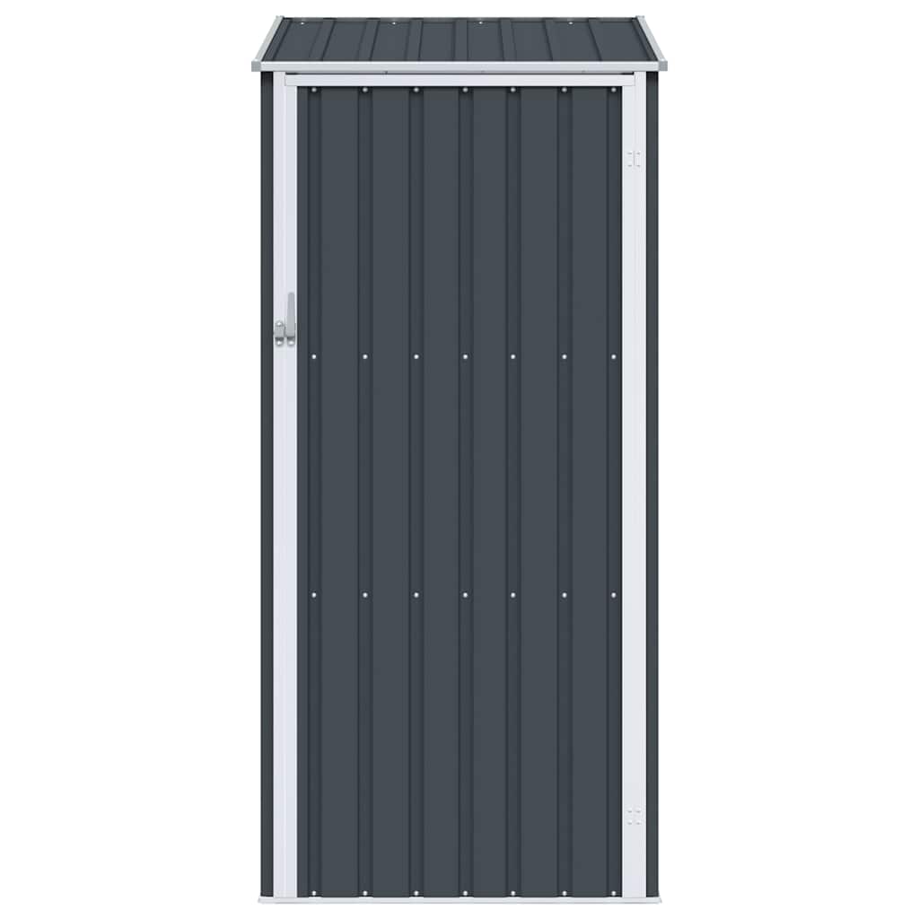vidaXL Garden Shed 87x98x159 cm Galvanized Steel Green