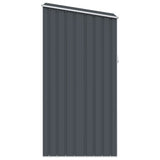 vidaXL Garden Shed 87x98x159 cm Galvanized Steel Green