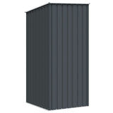 vidaXL Garden Shed 87x98x159 cm Galvanized Steel Green