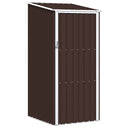 vidaXL Garden Shed 87x98x159 cm Galvanized Steel Green