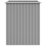 vidaXL Tuinschuur 205x129x183 cm gegalvaniseerd staal groen