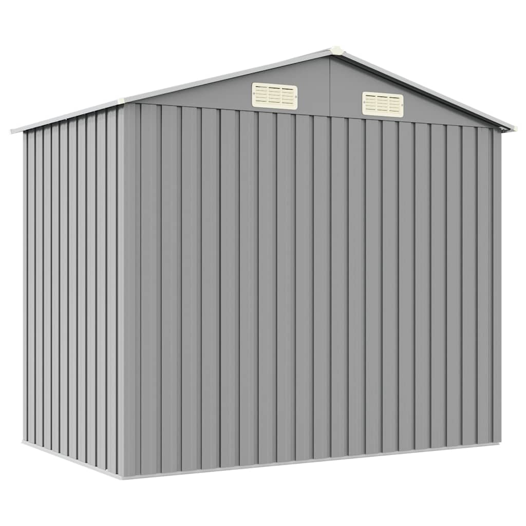 vidaXL Tuinschuur 205x129x183 cm gegalvaniseerd staal groen