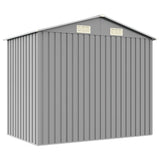 vidaXL Tuinschuur 205x129x183 cm gegalvaniseerd staal groen
