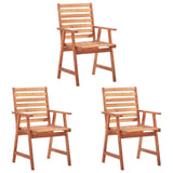 vidaXL Garden Chairs 4 pcs Solid Acacia Wood