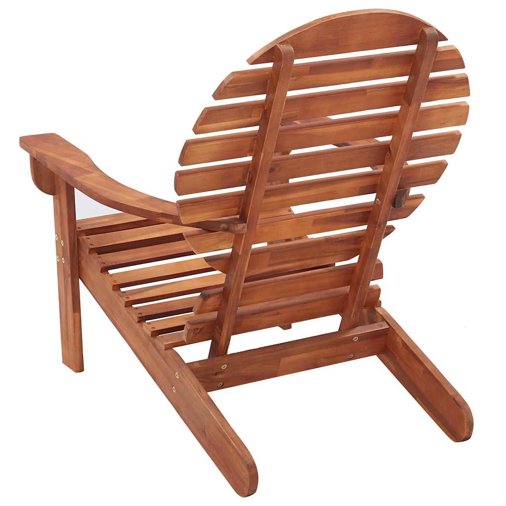 vidaXL Stoel Adirondack massief acaciahout