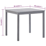 vidaXL Tuin Tafel Bruin 80 x 80 x 74 cm Massief acaciahout