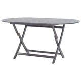vidaXL Folding Garden Table 120x70x75 cm Solid Acacia Wood