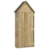 vidaXL Tuinschuur 107x37x220 cm geïmpregneerd massief grenenhout