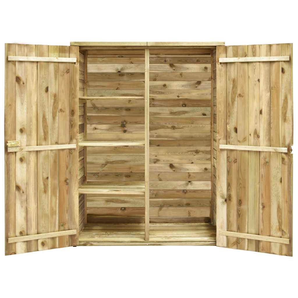 vidaXL Tuinschuur 123x50x171 cm geïmpregneerd grenenhout