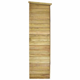 vidaXL Tuinschuur 123x50x171 cm geïmpregneerd grenenhout