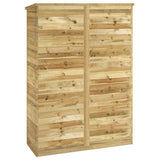 vidaXL Tuinschuur 123x50x171 cm geïmpregneerd grenenhout