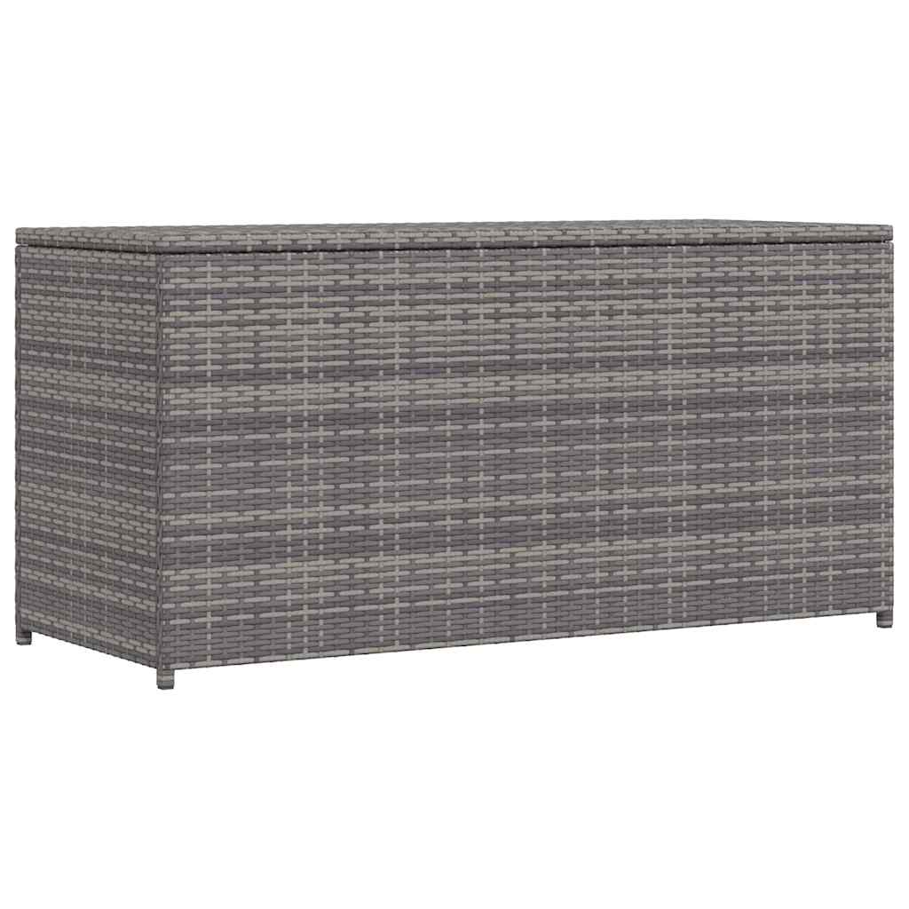 vidaXL Tuinbox 120x50x60 cm poly rattan zwart