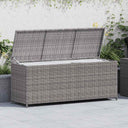 vidaXL Tuinbox 150x50x60 cm poly rattan zwart