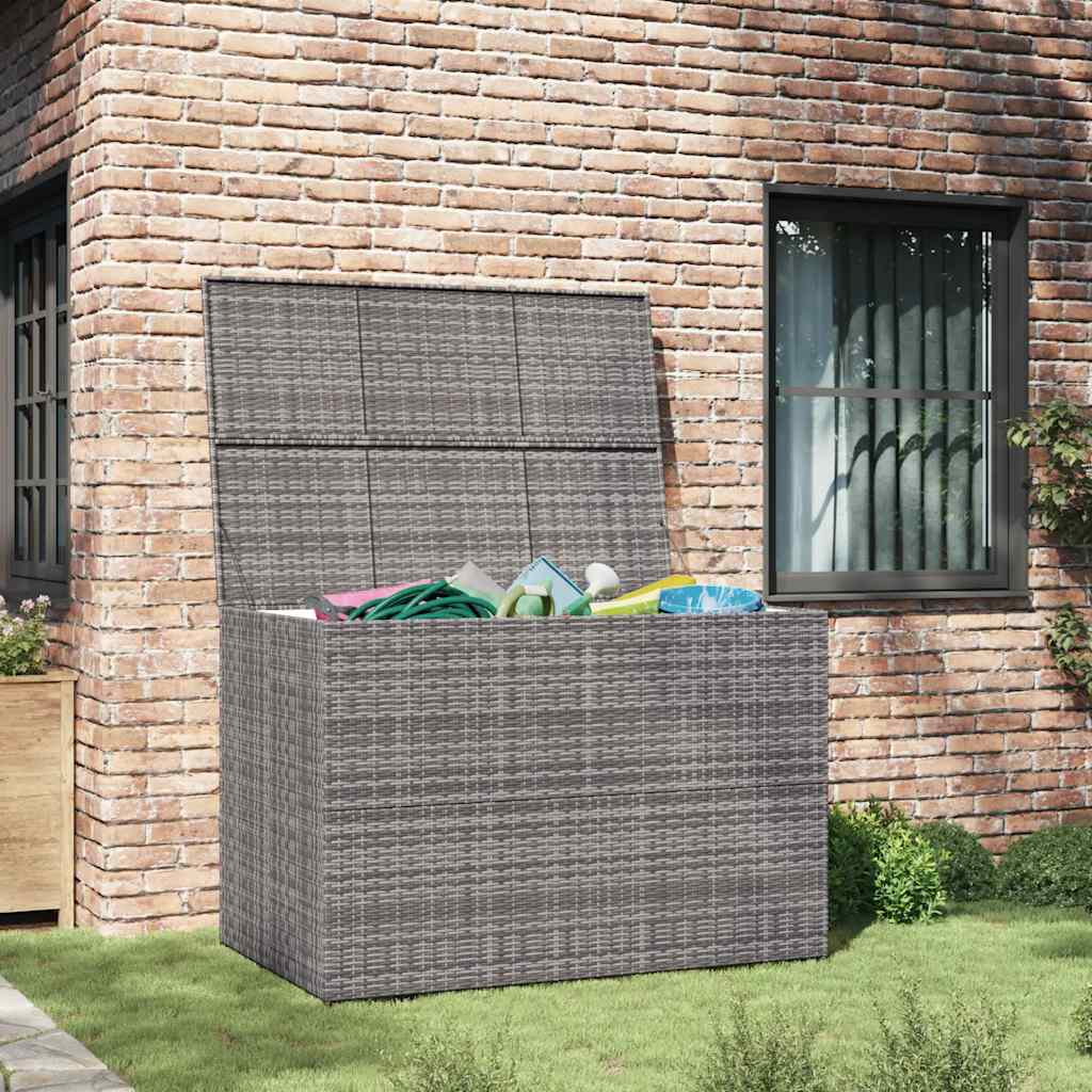 vidaXL Tuinbox 150x100x100 cm poly rattan zwart