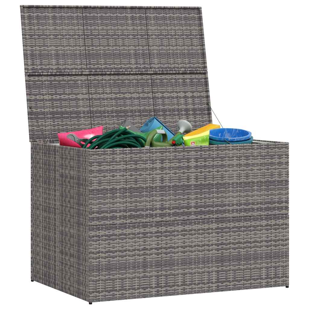 vidaXL Tuinbox 150x100x100 cm poly rattan zwart