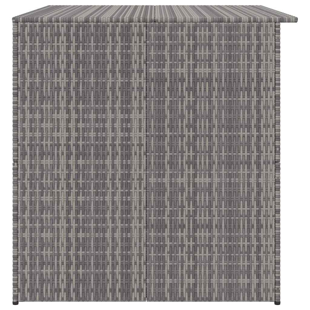vidaXL Tuinbox 150x100x100 cm poly rattan zwart