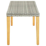 vidaXL Tuinbank 80 cm poly rattan zwart