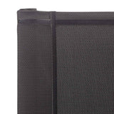 vidaXL Tuinstoelen 4 st textileen en roestvrij staal grijs