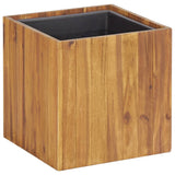 vidaXL Plantenbak verhoogd 24,5x24,5x25 cm massief acaciahout