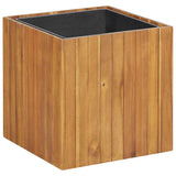 vidaXL Plantenbak verhoogd 24,5x24,5x25 cm massief acaciahout