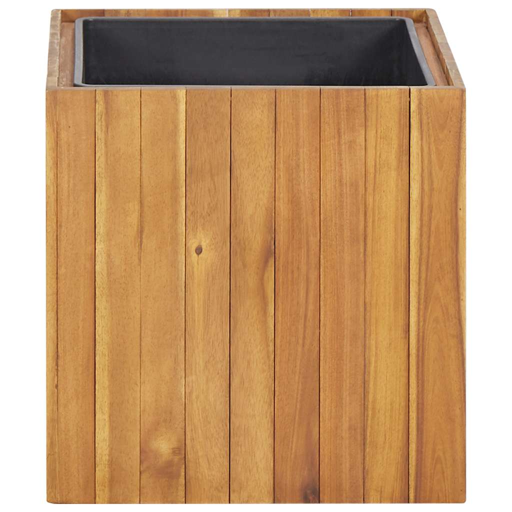 vidaXL Plantenbak verhoogd 24,5x24,5x25 cm massief acaciahout
