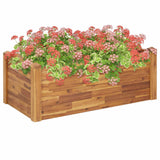 vidaXL Plantenbak verhoogd 60x60x44 cm massief acaciahout
