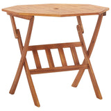 vidaXL Tuintafel inklapbaar Ø60x75 cm massief acaciahout