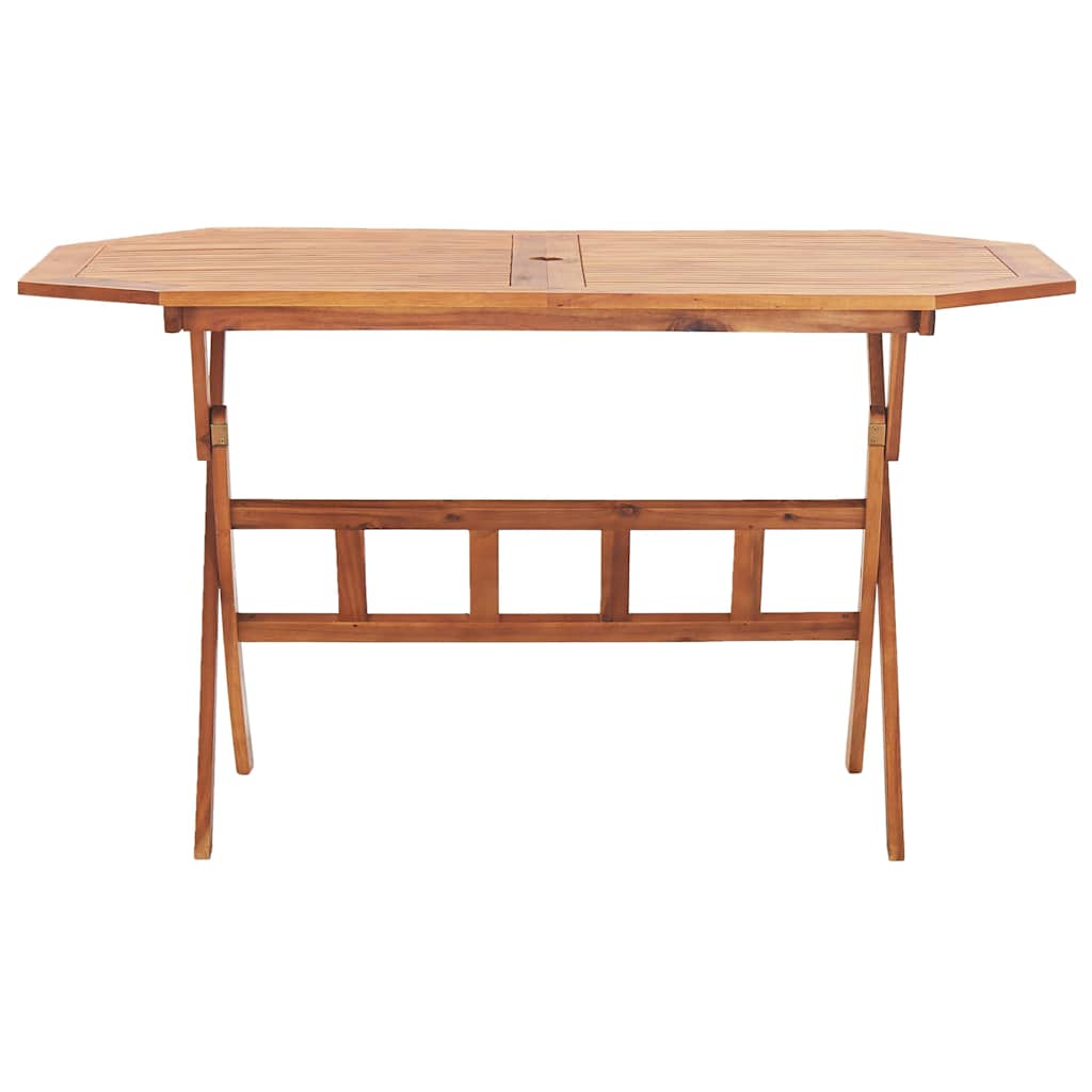 vidaXL Tuintafel inklapbaar Ø60x75 cm massief acaciahout
