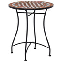 vidaXL Bistro Table mosaic 60 cm ceramic brown