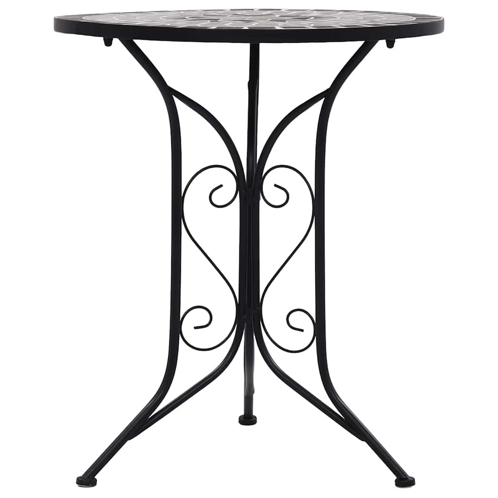 vidaXL Bistro Table mosaic 60 cm ceramic brown
