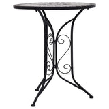 vidaXL Bistro Table mosaic 60 cm ceramic brown