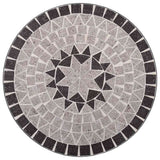 vidaXL Bistro Table mosaic 60 cm ceramic brown