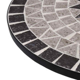 vidaXL Bistro Table mosaic 60 cm ceramic brown