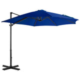vidaXL Zweefparasol met aluminium paal 250x250 cm bordeauxrood