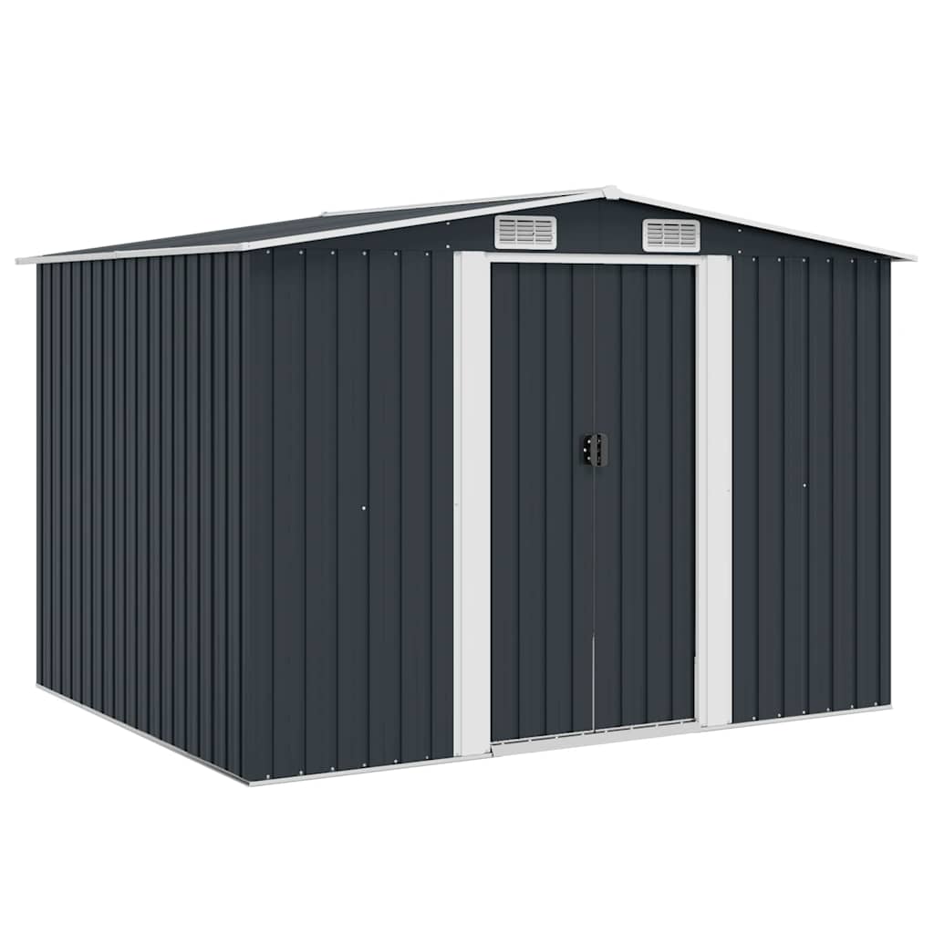 vidaXL Tuinberging 257x205x178 cm metaal grijs