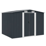 vidaXL Tuinberging 257x205x178 cm metaal grijs