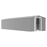 vidaXL Tuinschuur 257x990x181 cm gegalvaniseerd staal groen