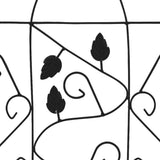 vidaXL Plantenklimrekken 3 st 40x100 cm ijzer zwart