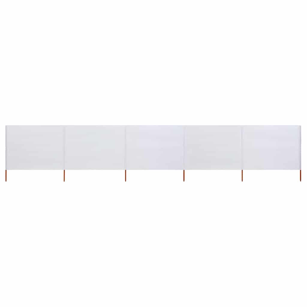 vidaXL Windscreen 3-panel 400x120 cm fabric green