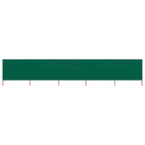 vidaXL Windscreen 3-panel 400x120 cm fabric green