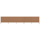 vidaXL Windscreen 3-panel 400x120 cm fabric green