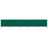 vidaXL Windscreen 3-panel 400x120 cm fabric green